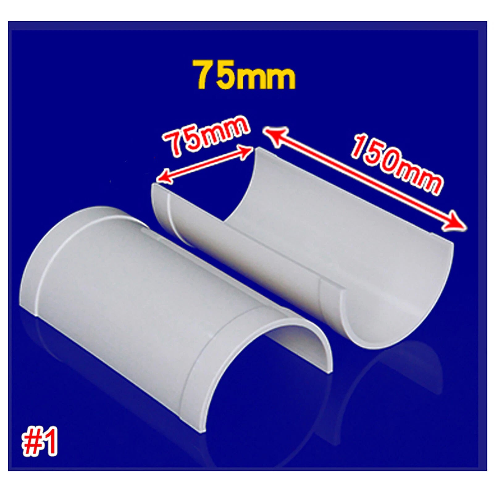PVC Repair Pipe Fitting Reducing Tee Reducer Drain Pipe Fittings White 50- 110mm