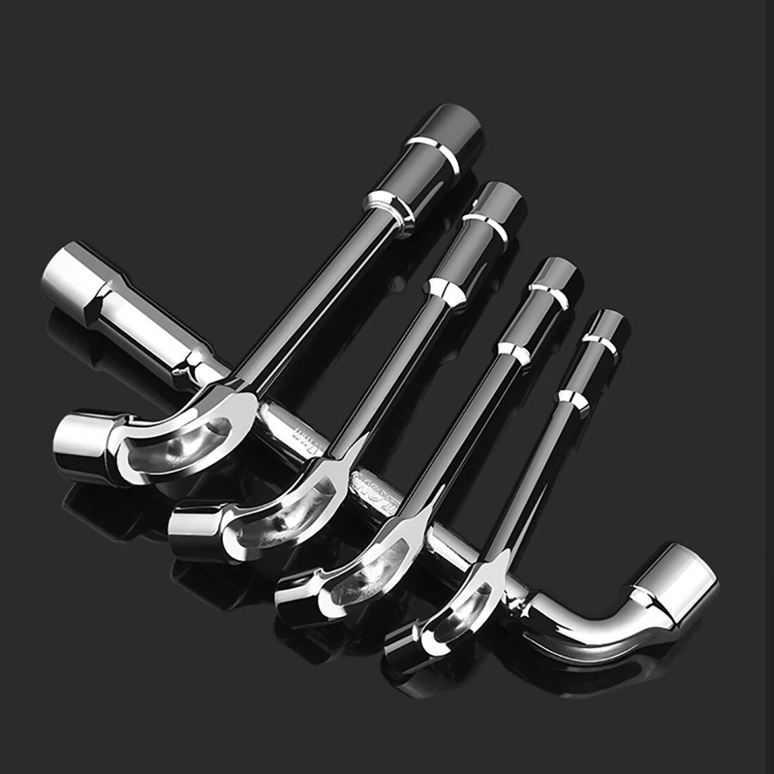 Metric L-Shaped Angled Open Hex Spanners Double Ended Socket Wrench 8mm To 22mm