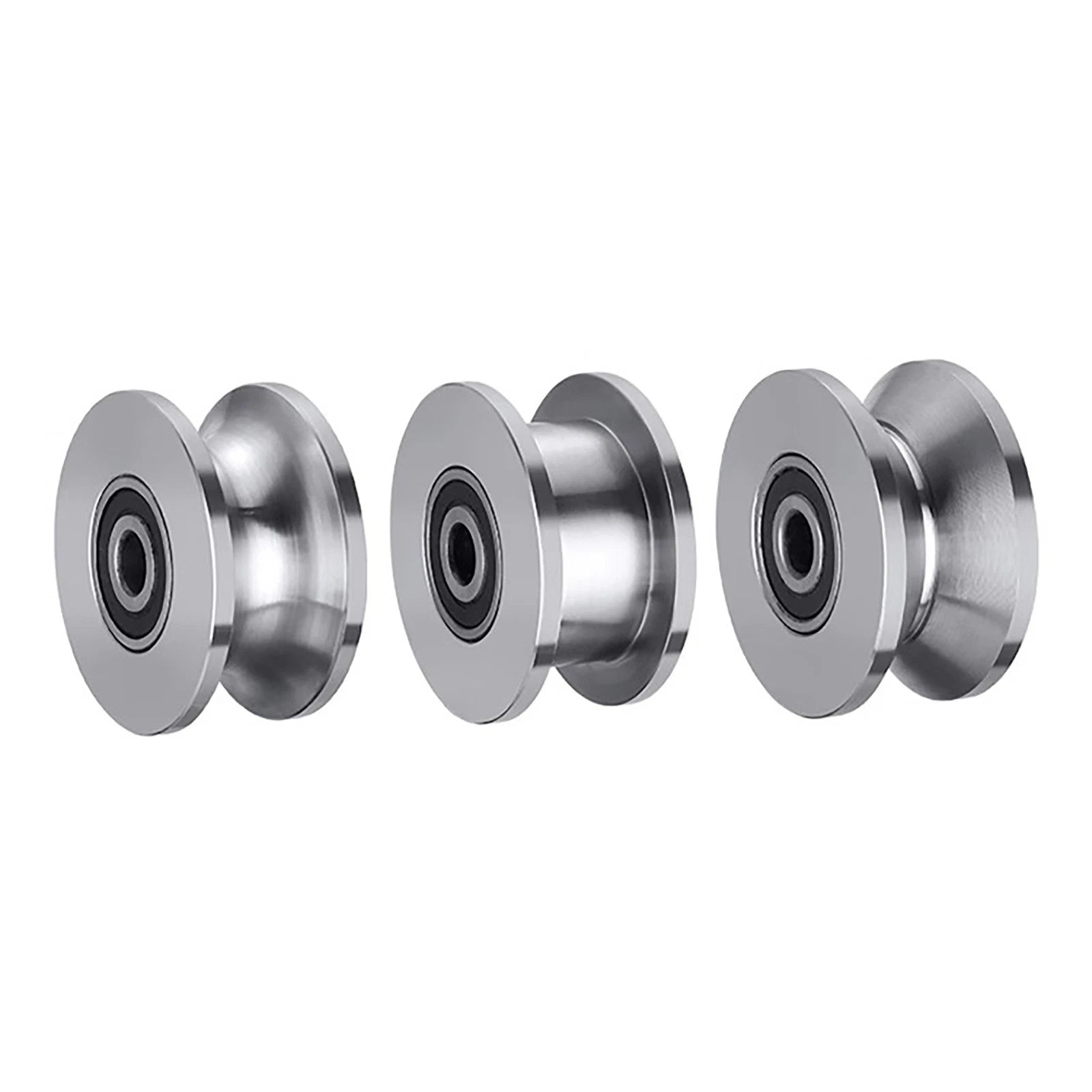 U/V/H Groove Pulley Wheel with Bearing OD 34-90mm for Rope or Wire Gym Pulley
