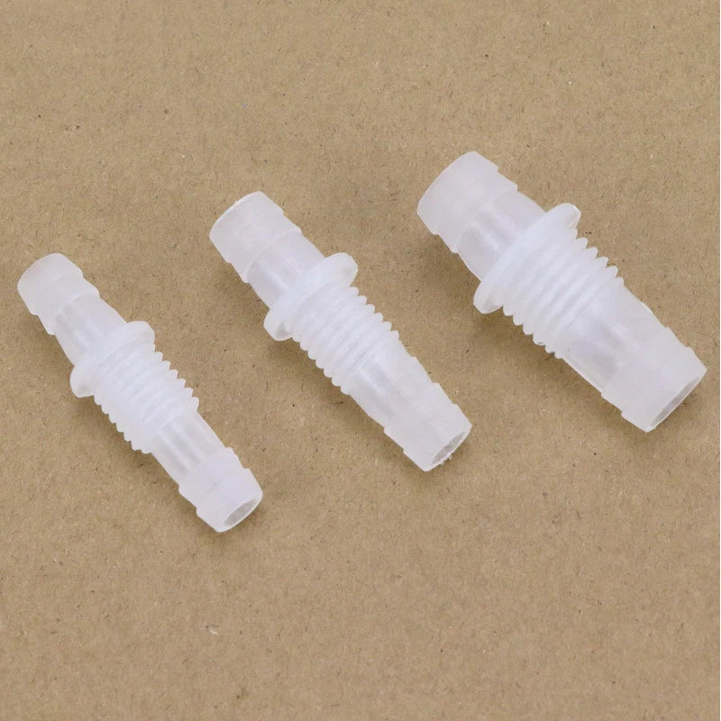 Male Thread Straight Elbow Plastic Hose Barbed Hose Bulkhead Union Connector