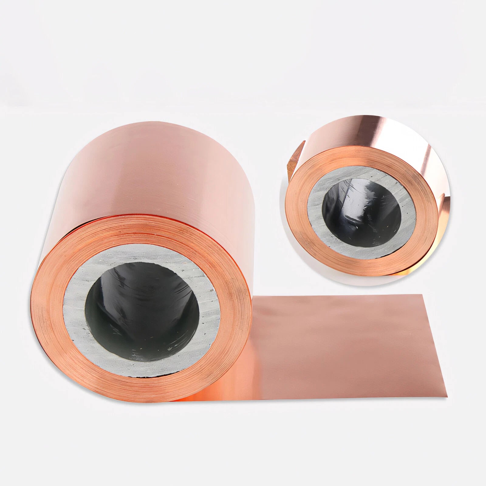 99.9% Copper Sheet Roll Metal Foil Plate 0.01mm-0.06mm Thick, 5mm-300mm Width