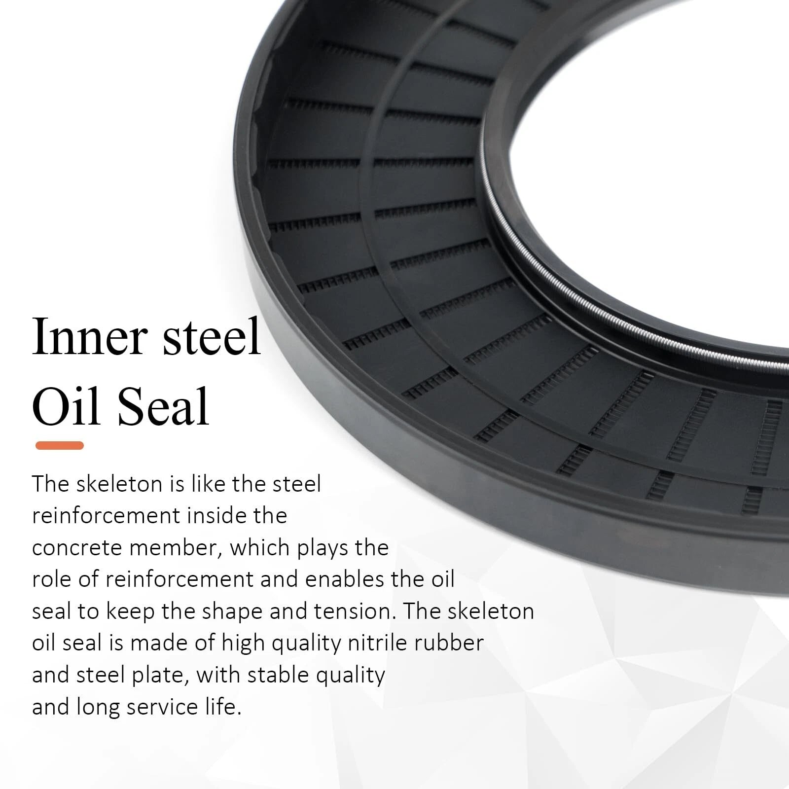 Oil Seal 21mm 22mm 23mm 24 mm ID Rotary Shaft Double Lip R23 TC 4 - 12mm Depths