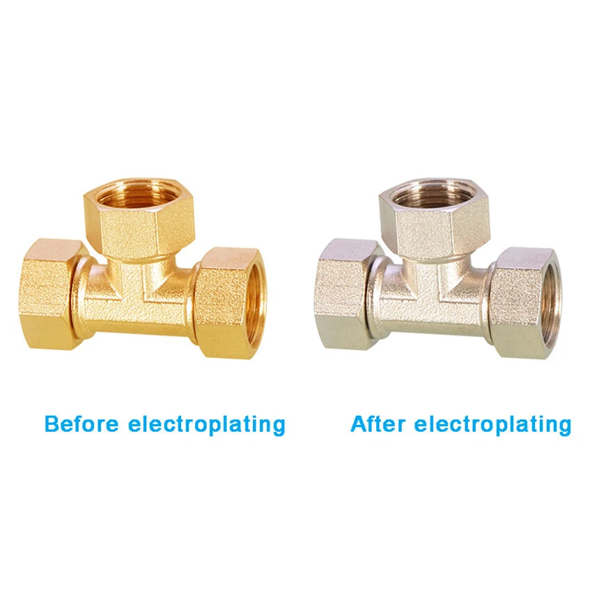 BSP 1/2" Brass Pipe Fittings – Tee, Elbow, Cross & Y-Connector