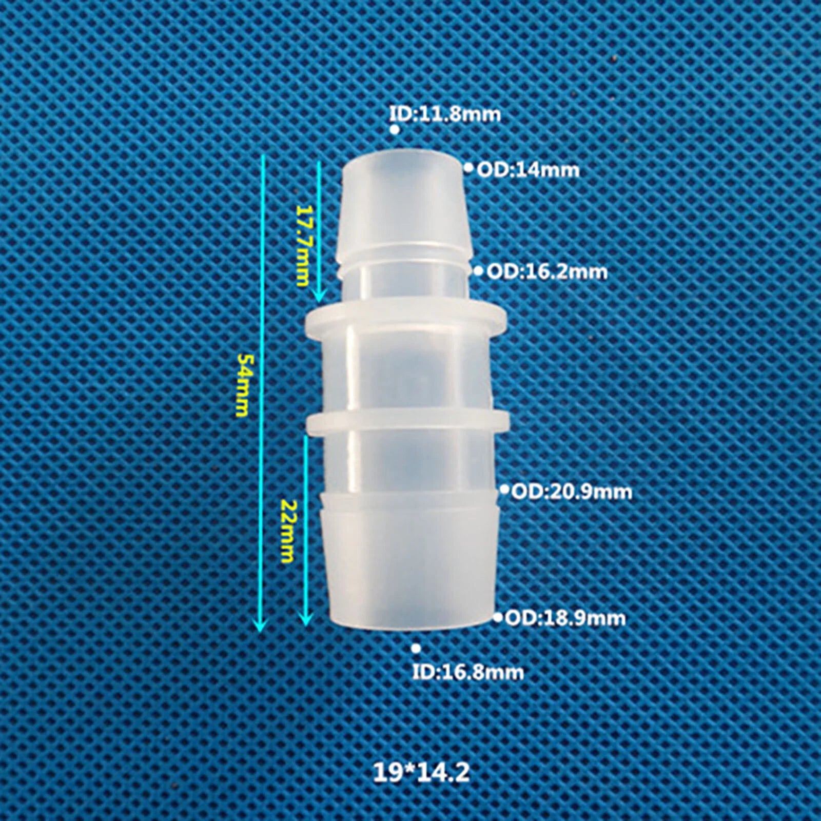 Reducing Coupling Straight Hose Pipe Plastic Adapter Fittings Connector Joint