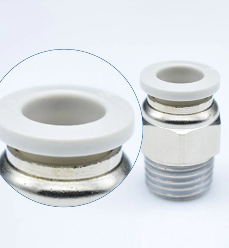 Straight Male Stud Push-to-Connect Pneumatic Fitting for Air & Water Hose