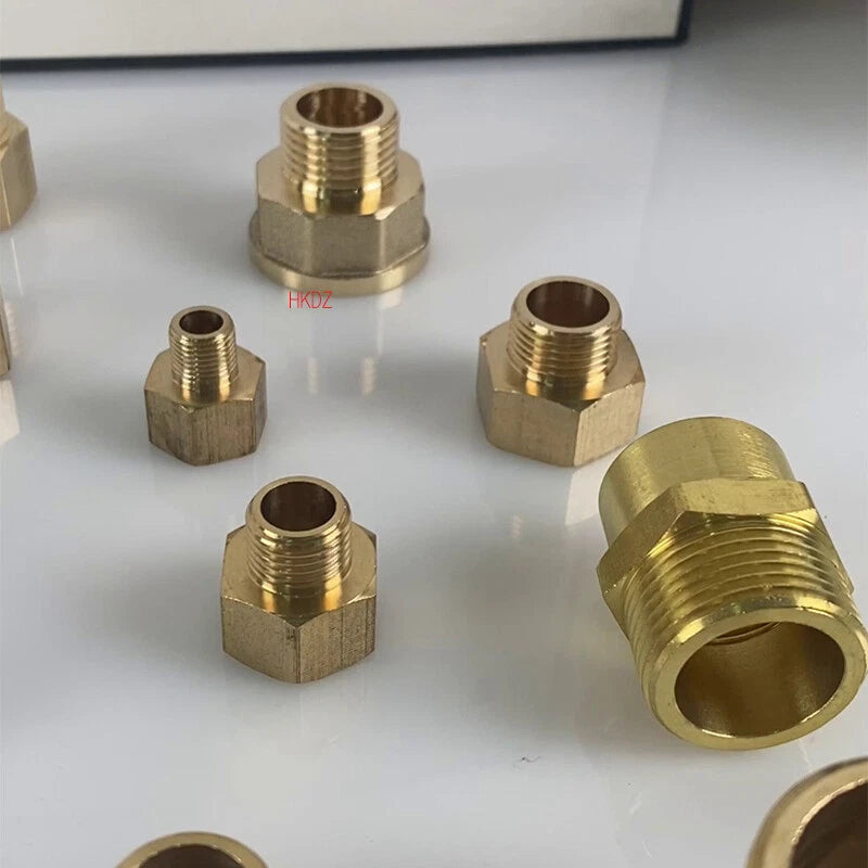 1 8" BSP Brass Reducing Fittings Female To Male Thread Connector Adaptor Coupler