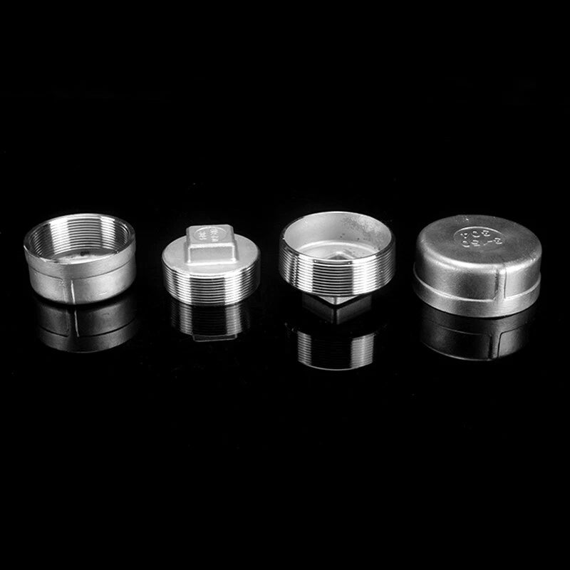304 Stainless Steel BSP Pipe Plug & Cap Fittings — Male Plugs & Female Blanking Caps