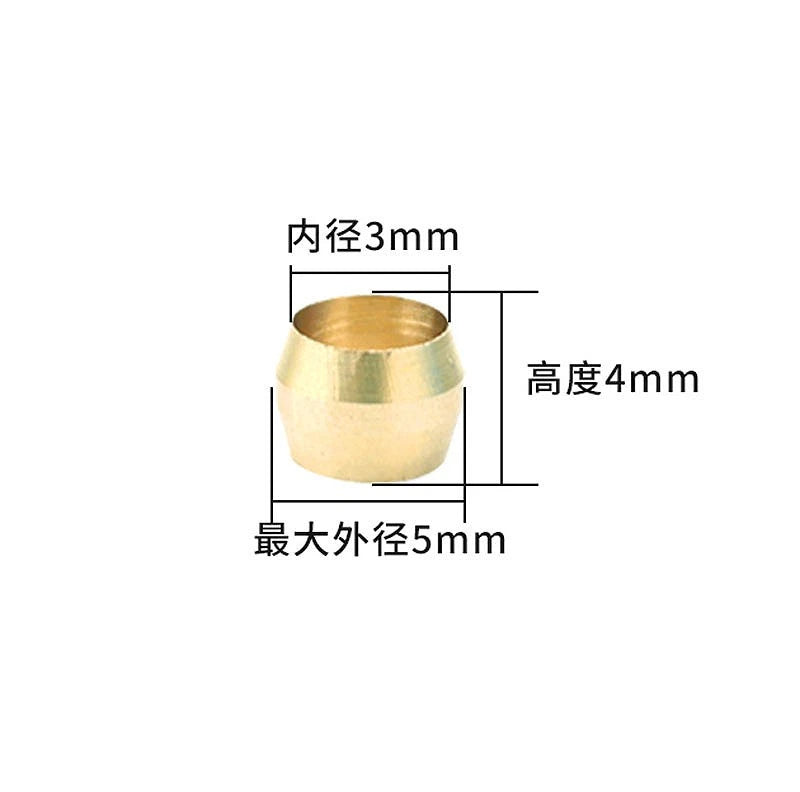 Brass Compression Rings Olives — Metric Sealing Rings for Copper Tube Fittings