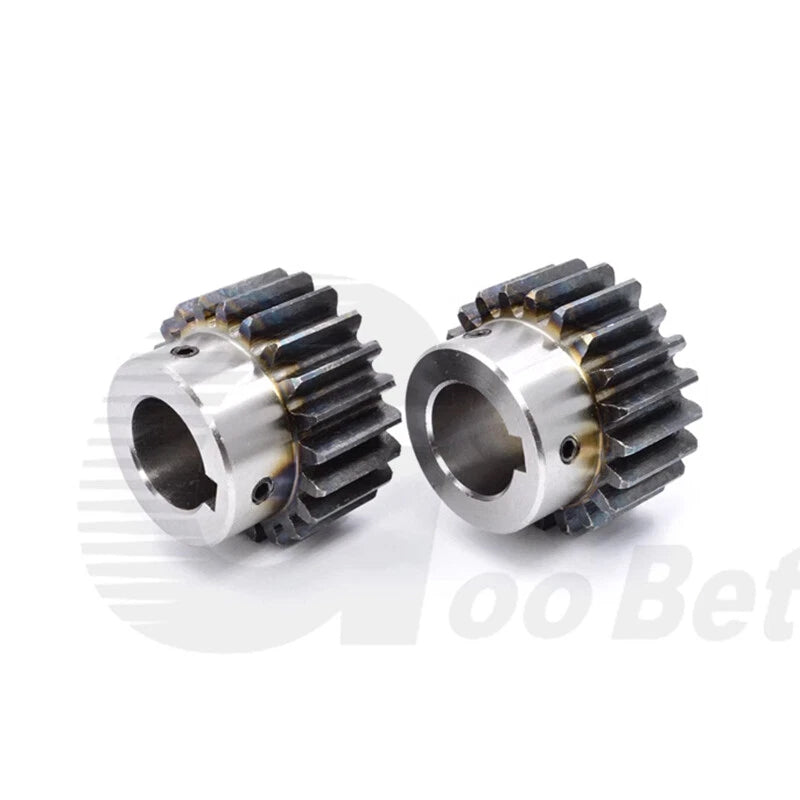 Mod 2 Spur Gear C45 Steel with Hub 12 - 60 Tooth Motor Pinion Hardened Precision