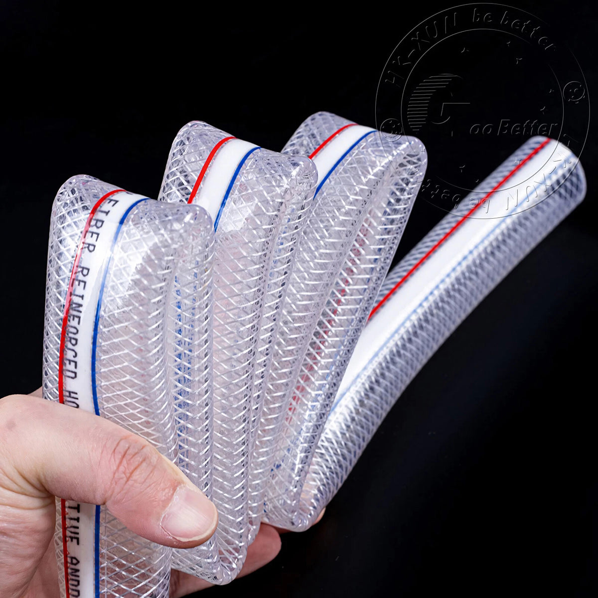 PVC Flexible Braided Tubing — Fish Pond, Hydroponics & Garden Water Hose