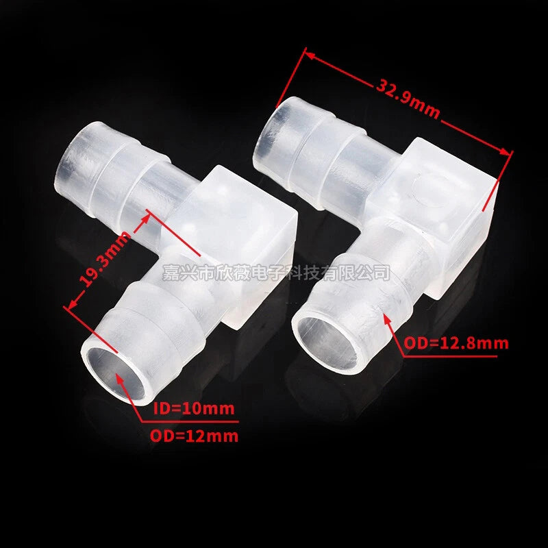 Plastic Hose Pipe Connector Reducing Fitting Plastic Barbed Fuel Water Vacuum