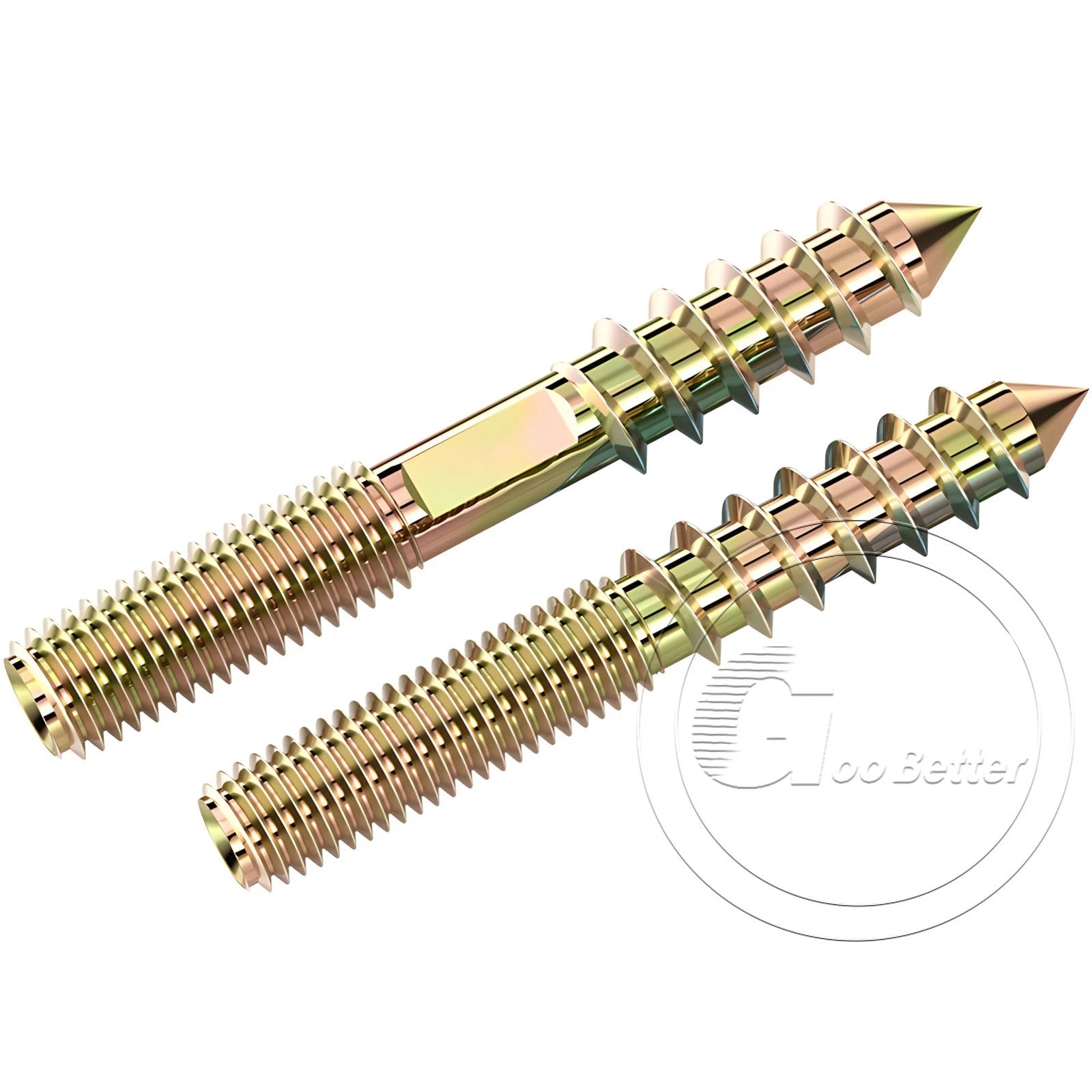 GALVANIZED Wood Metal Dowels Double Ended Threaded Furniture Screws Hanger Bolts