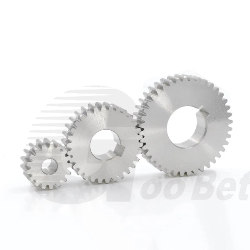 Spur Gear Module 1 Stainless Steel 12-120 Tooth Motor Pinion Flat Gear Precision