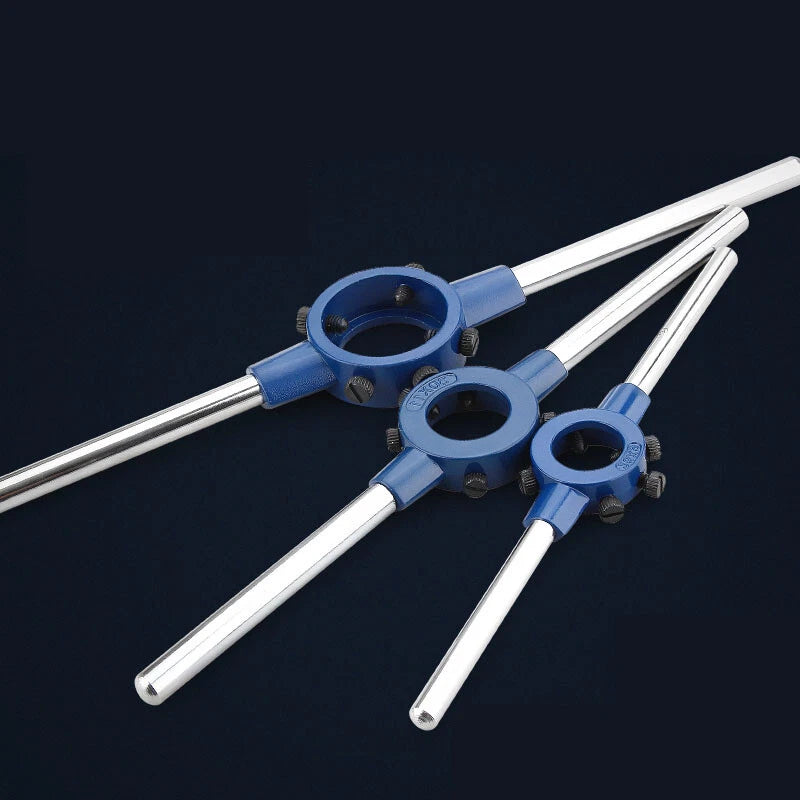M5 - M25 Die Stock Handle Wrench 20mm-55mm Diameter Metric Round Die Holder