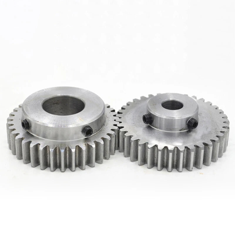 1.5M Mod 1.5 Spur Gear Motor Pinion Gears With Step 12T - 50T Teeth Bore 5-25mm