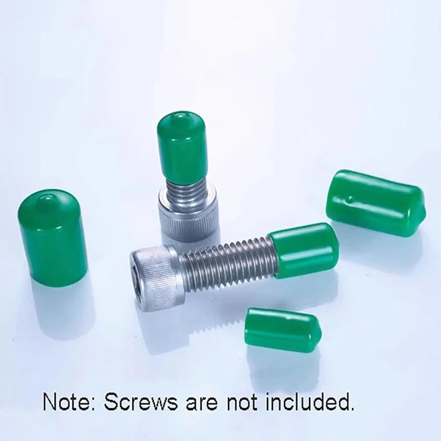 Rubber Thread Protector Caps – Φ1.5mm to Φ24mm, 7 Colors (Black, Green, Red, Blue & More)