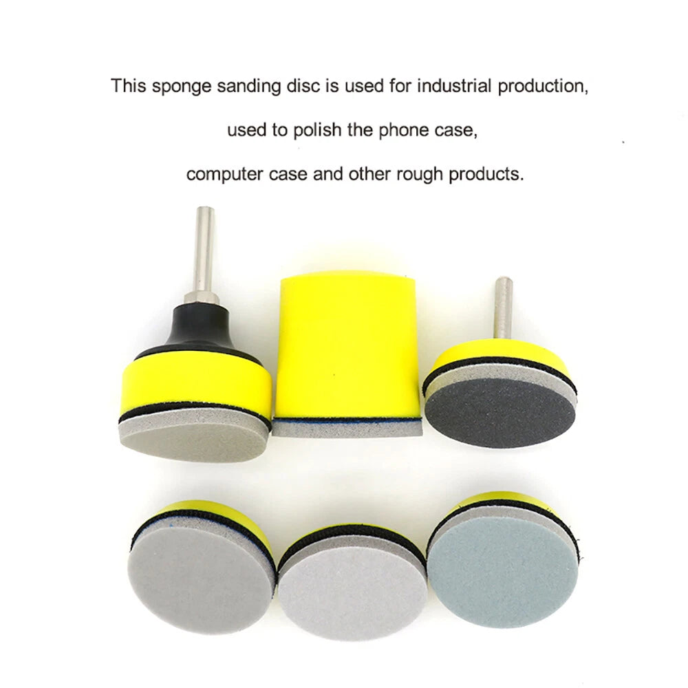 2 Inch(50mm)Hook & Loop Sponge Sandpaper Wet and Dry Sanding Discs 300-3000 Grit