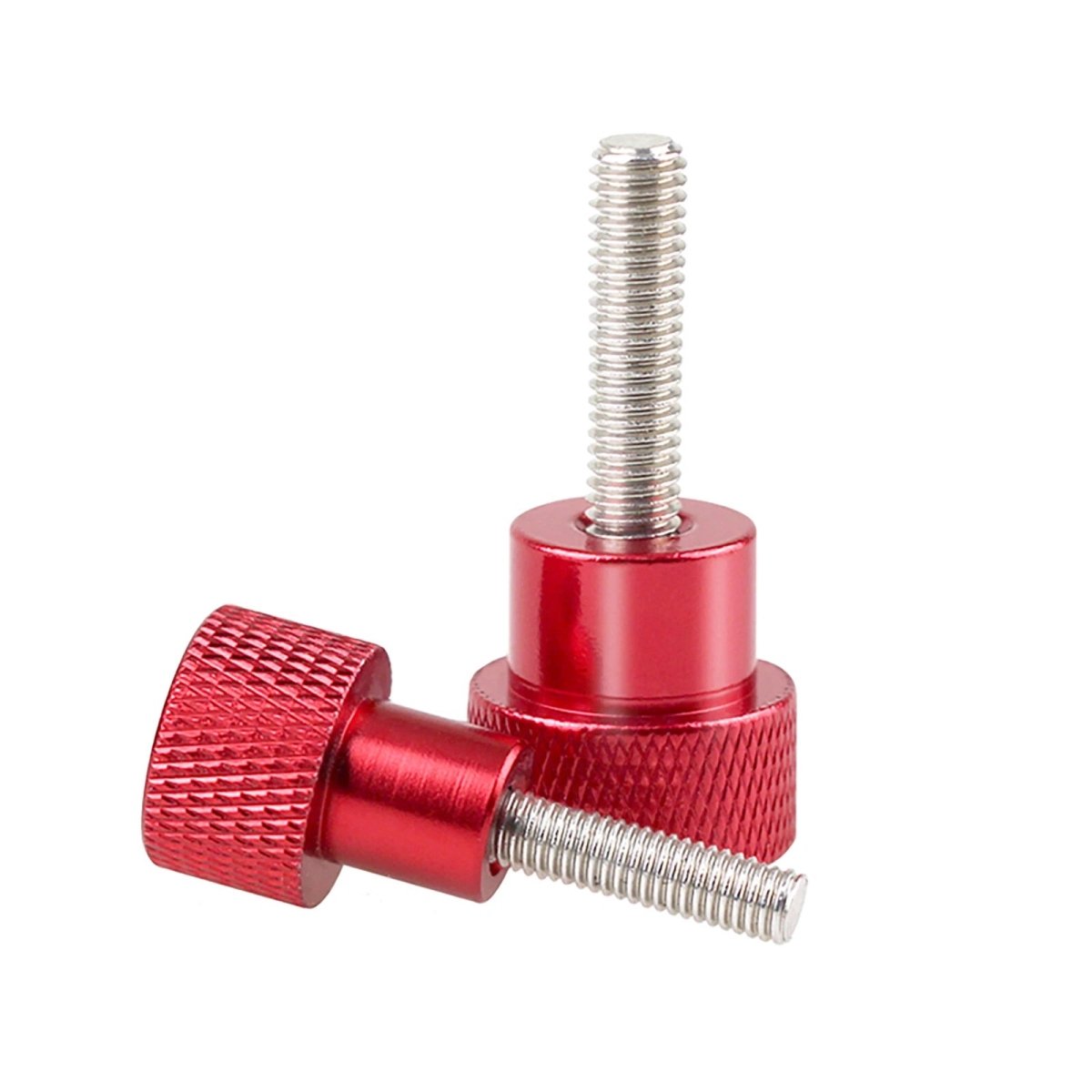 M3 Knurled Thumb Screws – A2 Stainless Steel + Anodised Aluminium Hand Grip Knob Bolts (Colour Options) - HomeDIYer