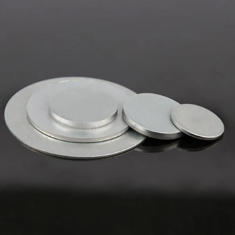 0.3-3mm Mild Steel Disc Zinc-Plated Round Disk Circles Sheet Plate Blank Ø4-66mm
