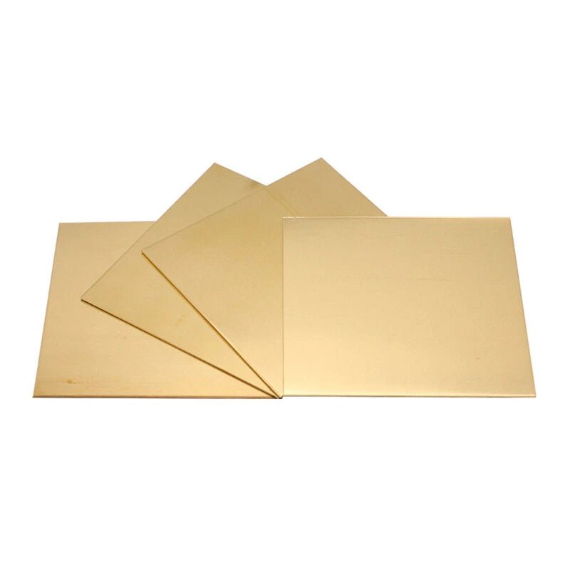 H62 Brass Sheet Plate Metal Foil Thick 0.5/0.8/1/1.2 to 6mm Guillotine Offcuts - HomeDIYer