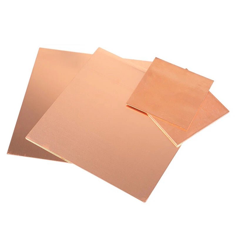 0.3/0.5/0.6/0.8/1/1.5mm-8mm T2 Copper Sheet Metal 50mm-300mm Pure Copper Sheet - HomeDIYer