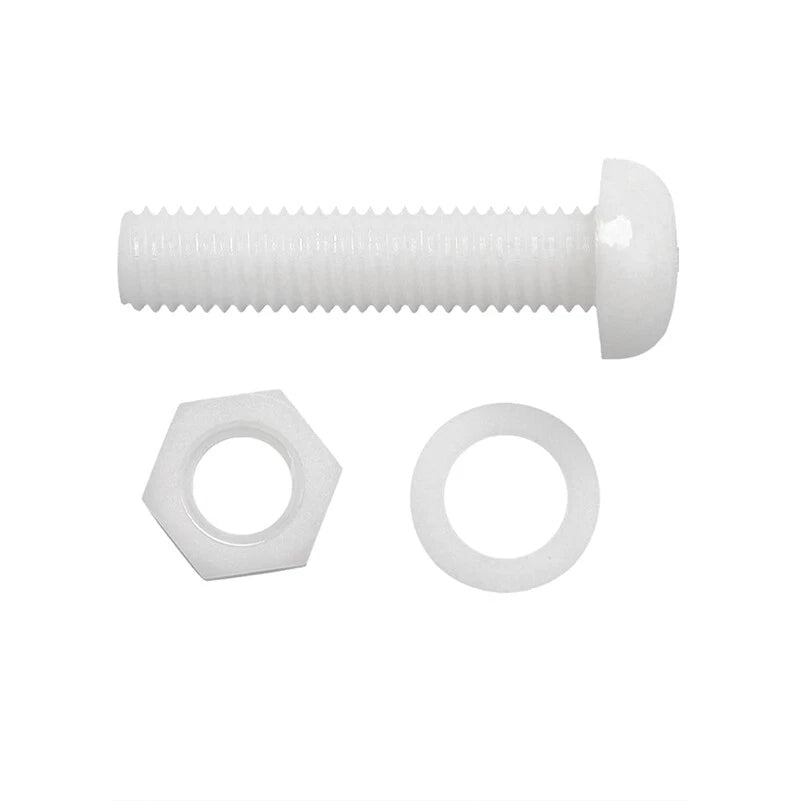 M2 M2.5 M3 M4 M5 M6 M8 PHILLIPS PAN HEAD MACHINE SCREWS NYLON - NUTS & WASHERS