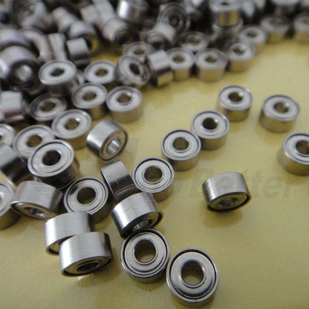 Bore 2mm Miniature Deep Groove Ball Bearings Full Cage for RC Model Toy Car DIY