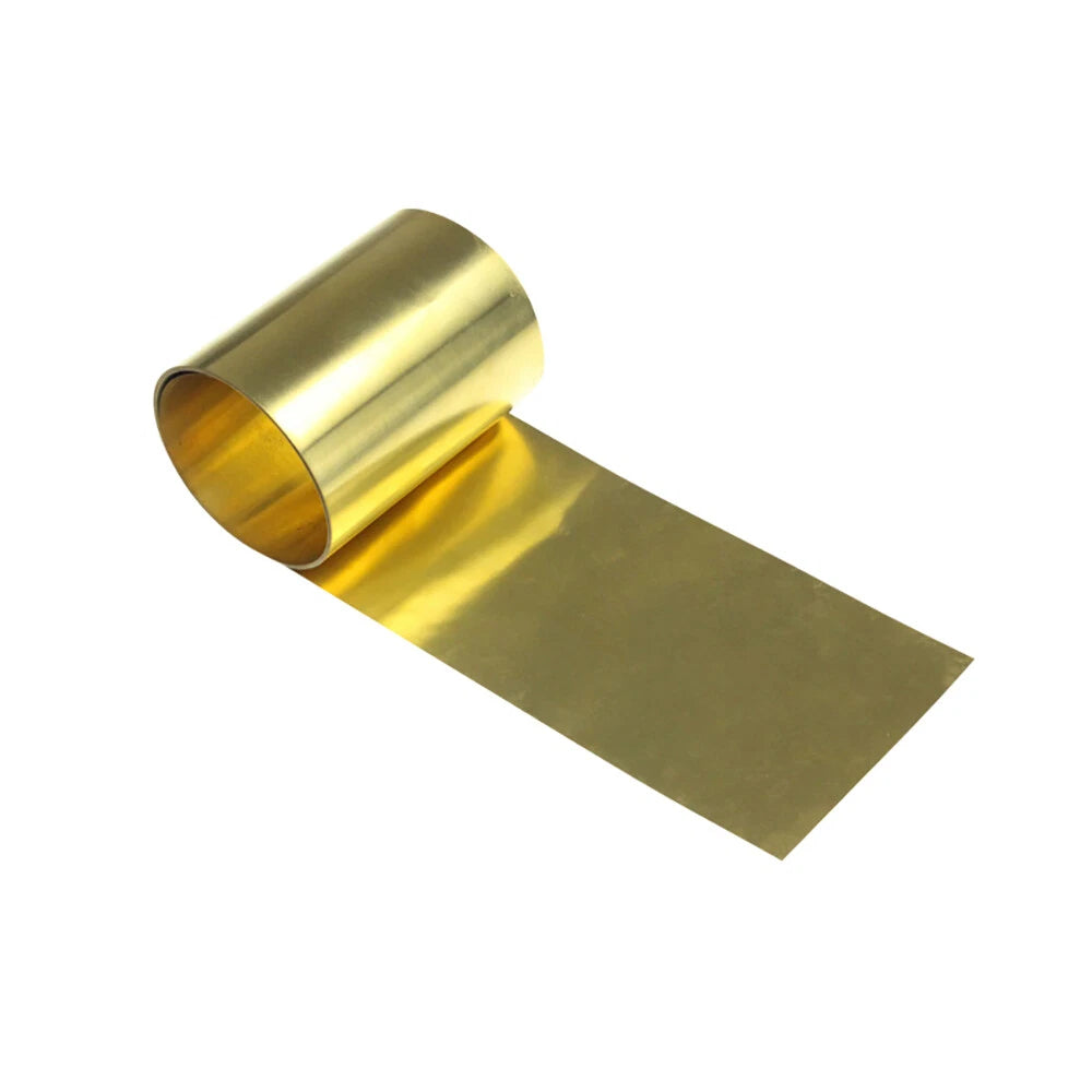 Brass Sheet Roll Metal Foil Plate Thick 0.05 0.1 0.2 0.3 0.4 0.5 0.6 0.7 0.8 1mm