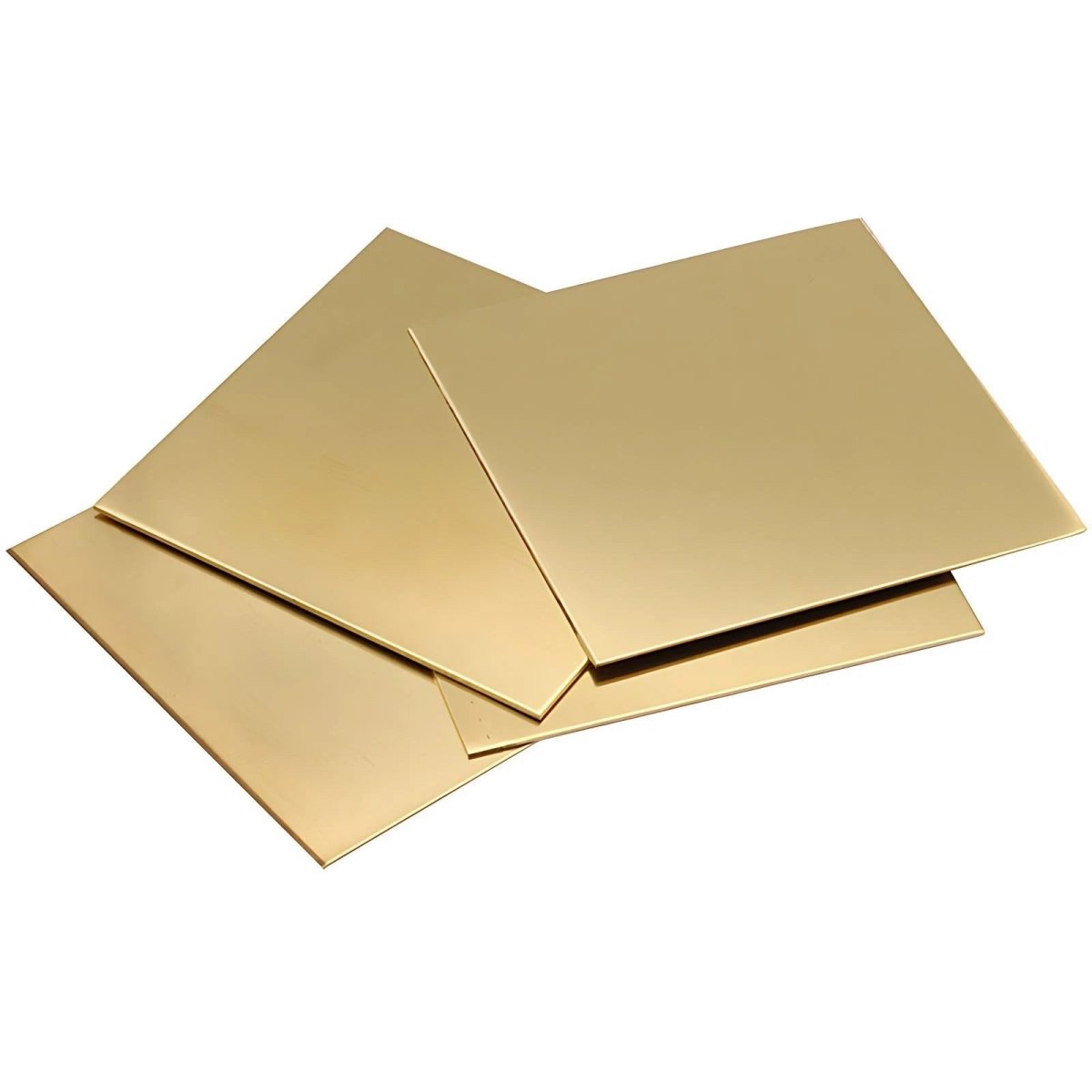 Natural Brass Sheet Metal guillotine cut - 0.5/0.8/1mm to 6mm - Multiple Sizes - HomeDIYer