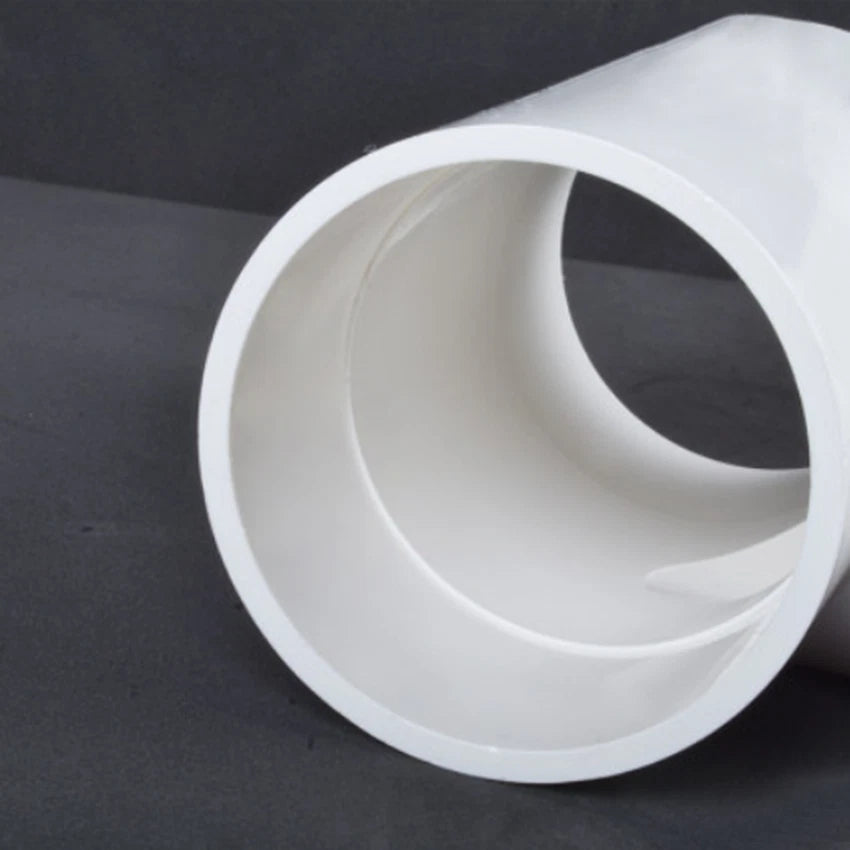 20mm to 200mm PVC Plastic Pipe Fittings Adhesive Tee T Connector White Blue Gray