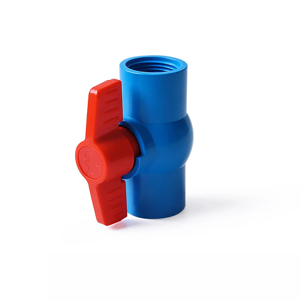 PVC Pipe Fittings Ball Valve Socket Solvent Weld Female Threaded 20mm - 90mm