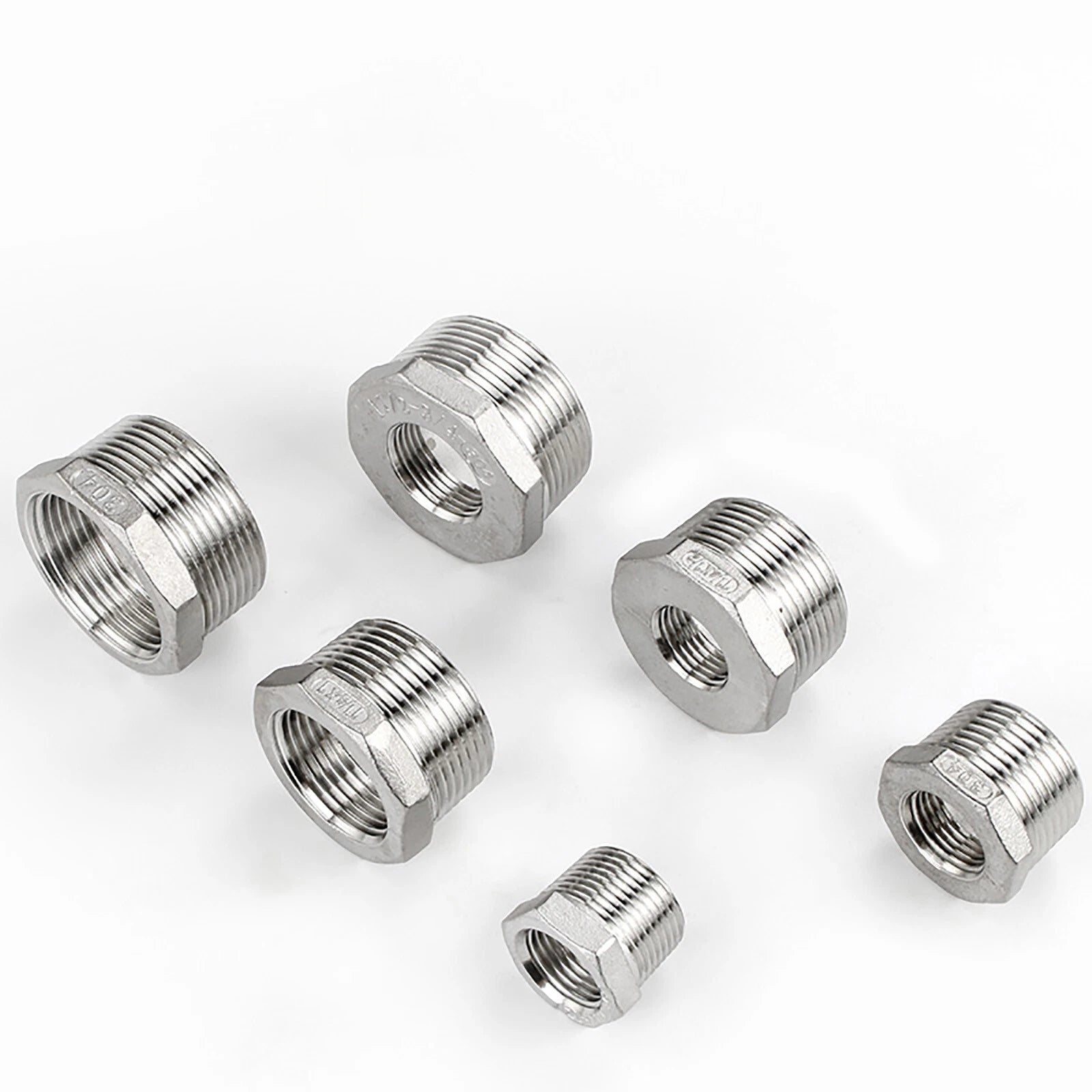 BSP Male to Female Reducing Bush 304 Stainless Steel Pipe Adapter