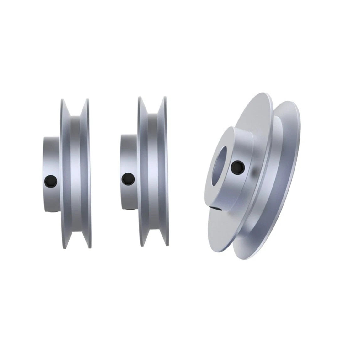 Aluminium V-Groove Pulley 1 Groove OD 50/60/80/100mm for B-type Belts Pulleys