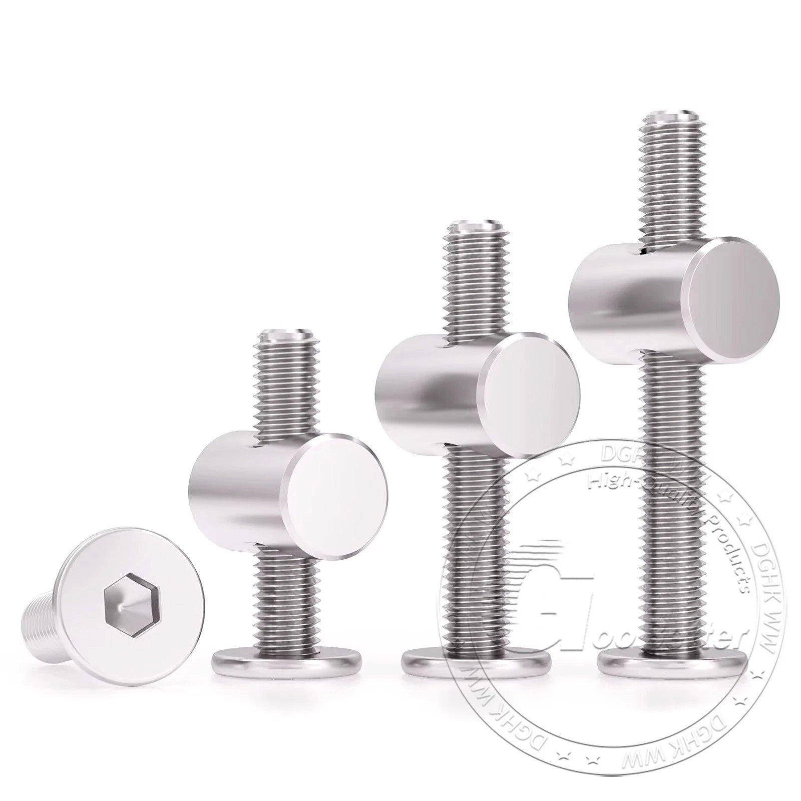 M4 M5 M6 M8 304 Stainless Steel Furniture Connecting Bolts with Barrel Nuts