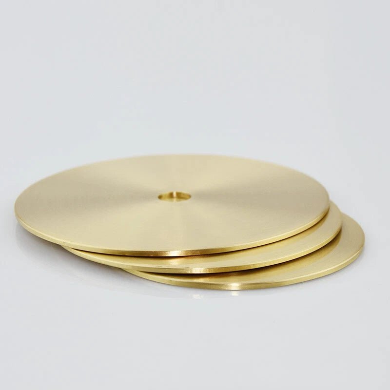 Brass Discs Blanks Metal Round Gasket Sheets Thick 1.5mm Diameter 2cm-15cm - HomeDIYer