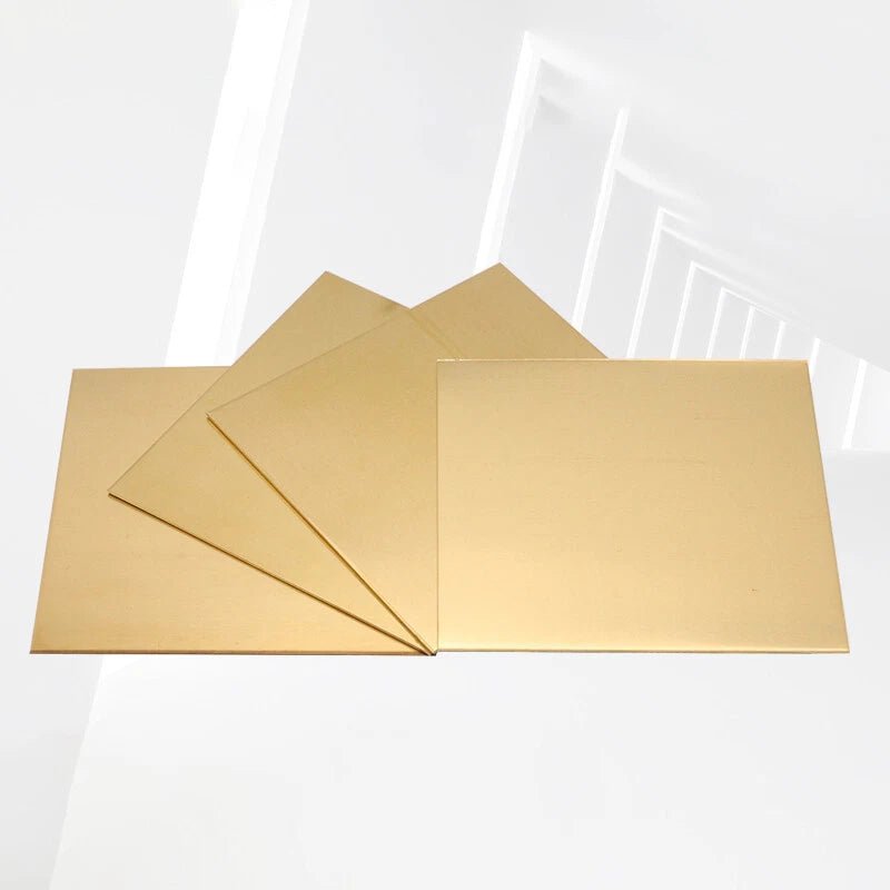 Brass Sheet/Plate Model Making 0.8mm 1mm 1.2mm 1.5mm 2mm 2.5mm 3mm 4mm Thickness - HomeDIYer