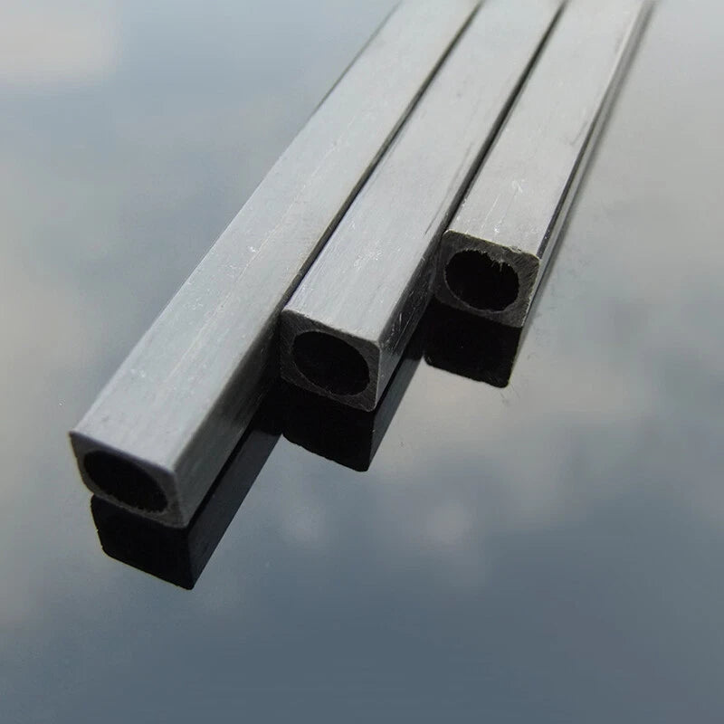 Carbon Fiber Square Tube 200mm — RC Airplane, Drone & Model Frames (2mm–10mm OD)
