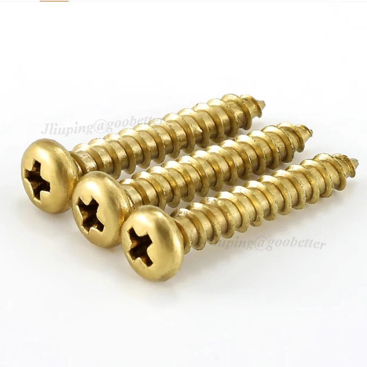 M3 M4 M5 M6 Brass Phillips Pan Head Self Tapping Screws – Solid Brass, Wood & Metal