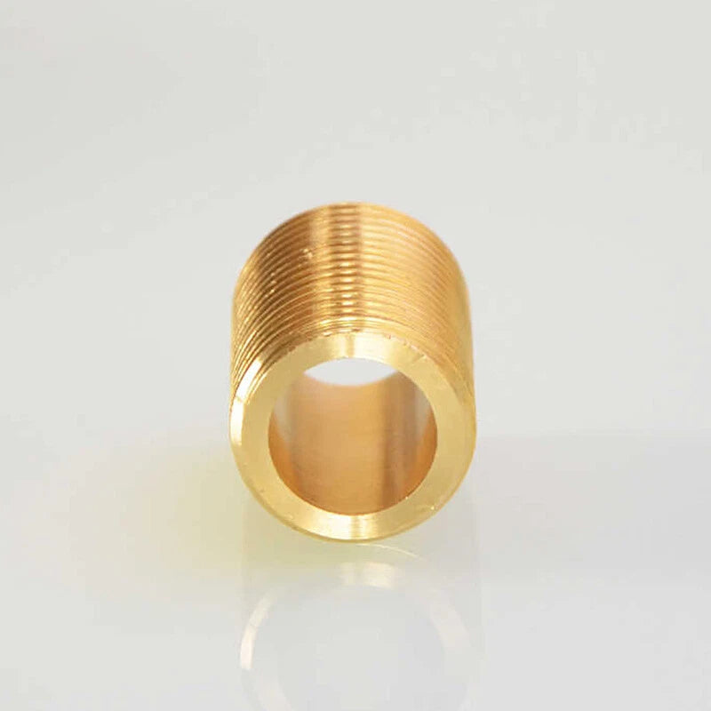 1/2" DN15 Male Thread Brass Pipe Extender Nipple | 30mm–120mm