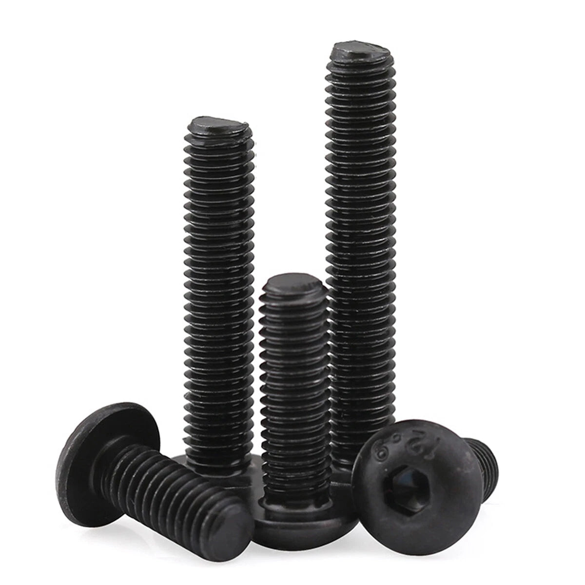 Button Pan Head Socket Cap Screws Grade 12.9 | M3 M4 M5 M6 M8 Allen Key Bolts - HomeDIYer