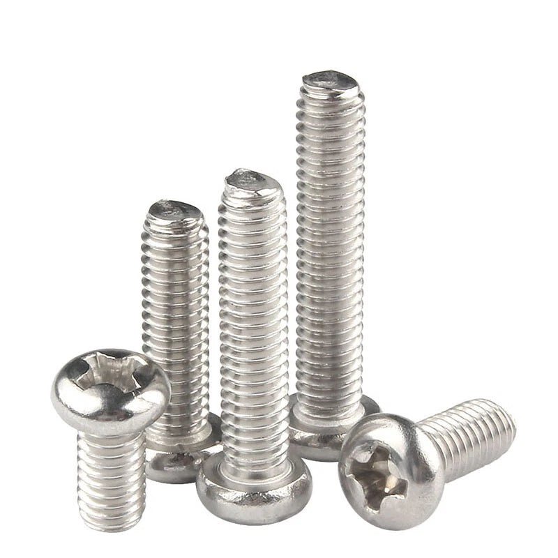 Phillips Pan Head Machine Screws A2 Stainless Steel M1–M4 × 3–180mm - HomeDIYer