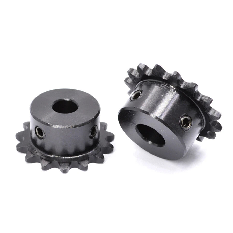 45# Steel Roller Chain Sprockets 10T - 30T Pitch 1/4" 6.35mm 04C Drive Sprocket
