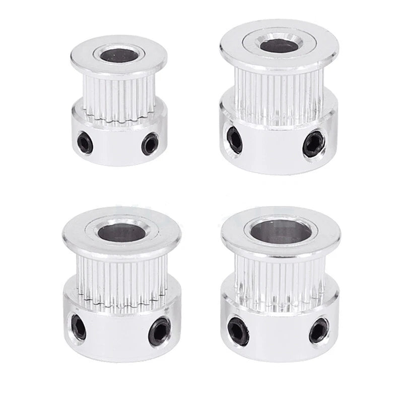GT2 16/20/30/40T Width 6mm Aluminum Timing Belt Pulley 5/6.35/8mm For 3D Printer