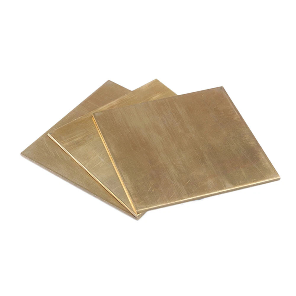 Brass Sheet Various Sizes, Various Thickness Guillotine Cut Sheet Metal Service