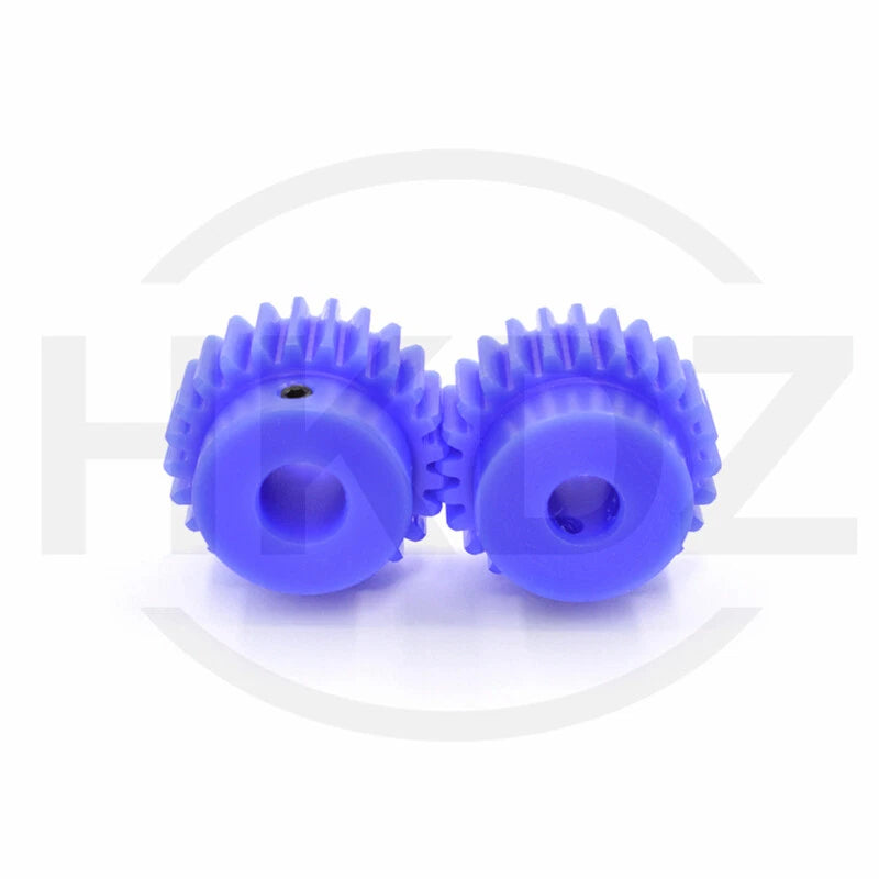 1.5 Mod Blue Nylon Spur Gear 15-60T,Bore 6-12mm Pinion Gear With Step Motor Gear