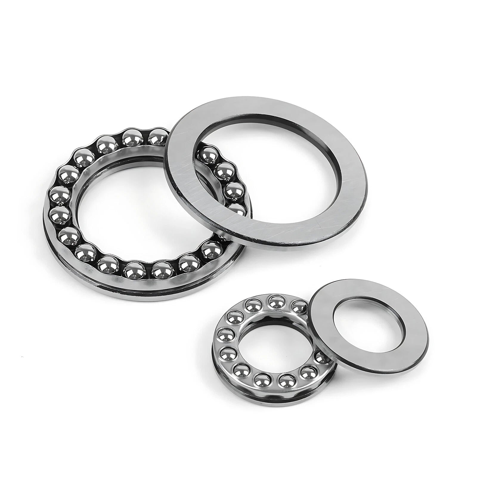 Plane Bearings Axial Ball Thrust Bearing 51100 -51418 3-Parts High Quality