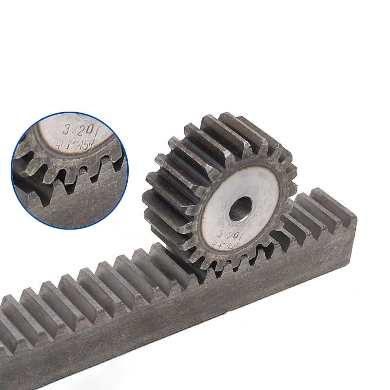3 Modulus Spur Gear 10T - 30T Flat Gear 45 Steel Transmission Gears OD 36-96mm