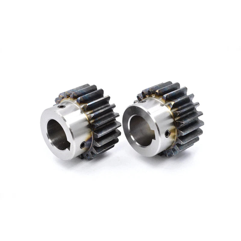 2 Mod 45# Steel Spur Gear 12T-35T Bore 8-30mm Pinion Gear with Step Motor Gears