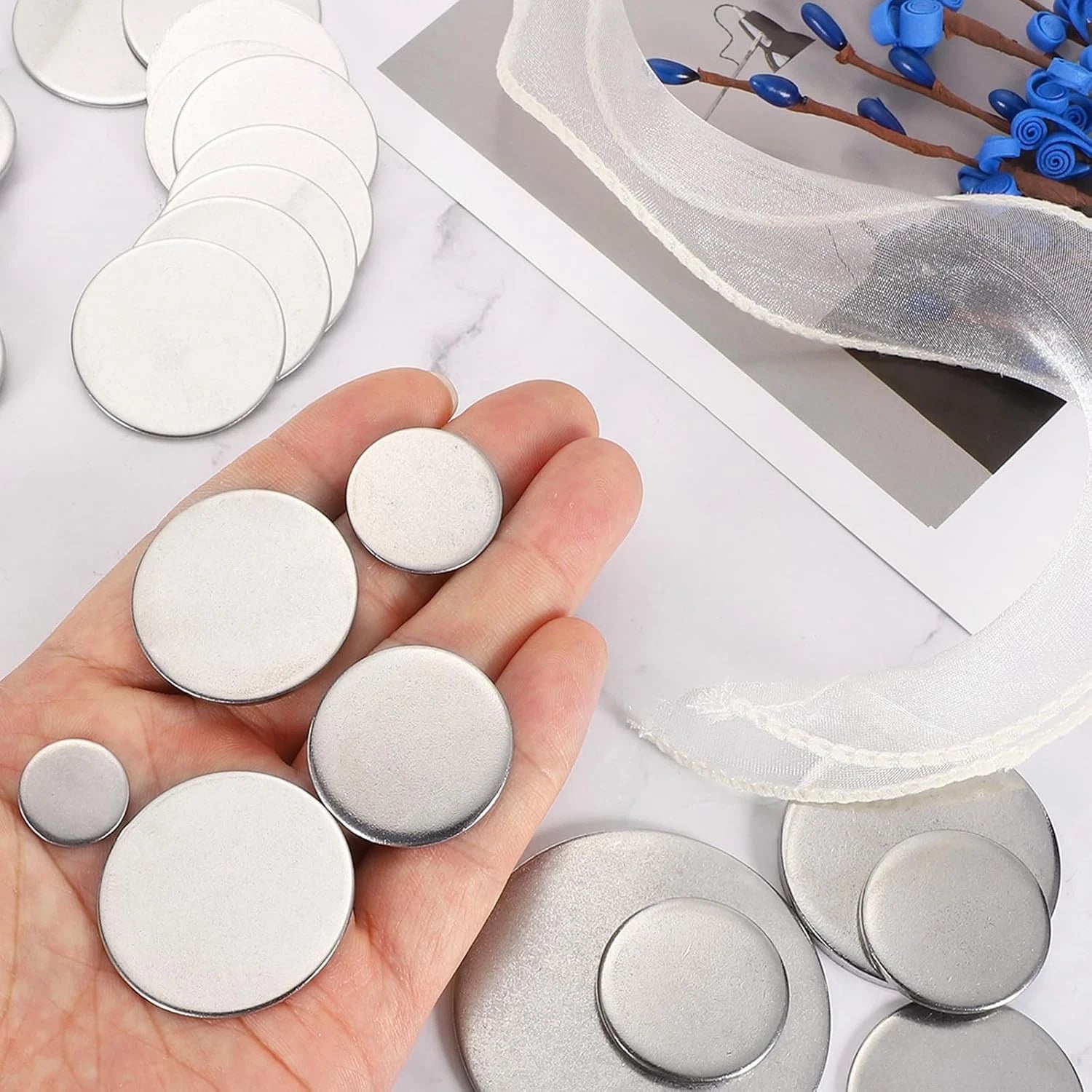 Stainless Steel Round Disc Blanks A2 Grade — Laser Cut Metal Circles, 3mm–150mm