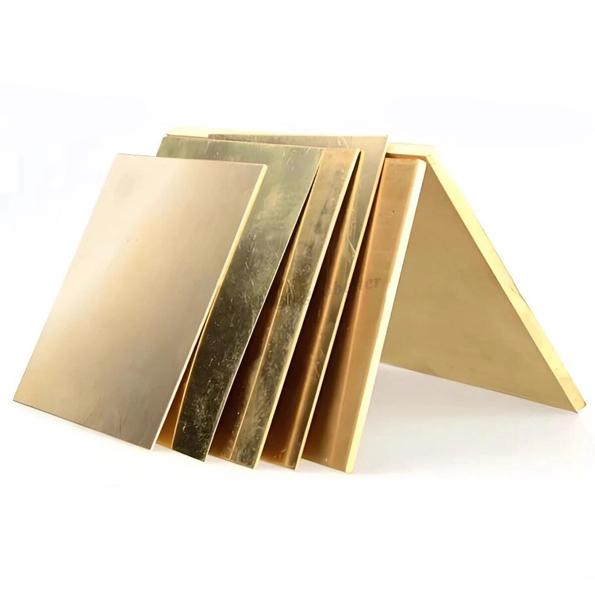 H62 Brass Sheet Plate Solid Metal Panel Board 100x100/150/200mm Thick 0.3mm-6mm